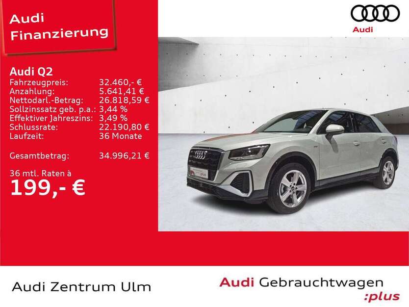 Audi Q2 9.997 km 32.460 € Ulm 89073