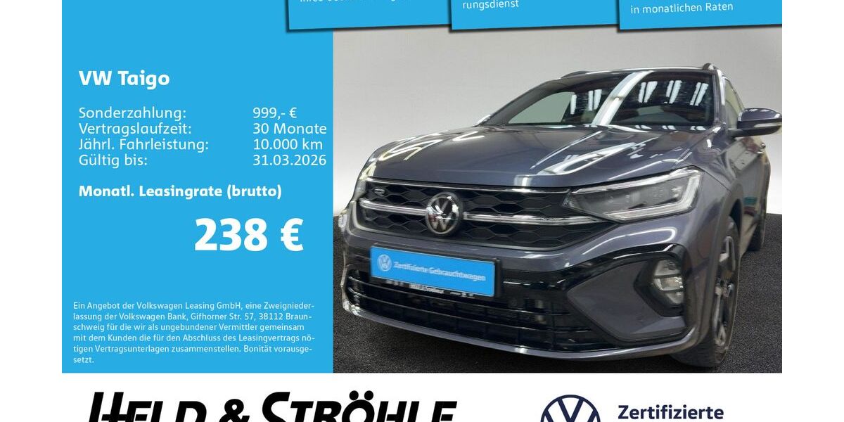 VW Taigo 23.315 km 26.660 &euro; Neu-Ulm 89231