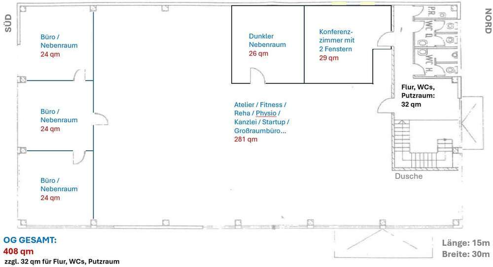 Halle in Buch 2.150 € 440 m²