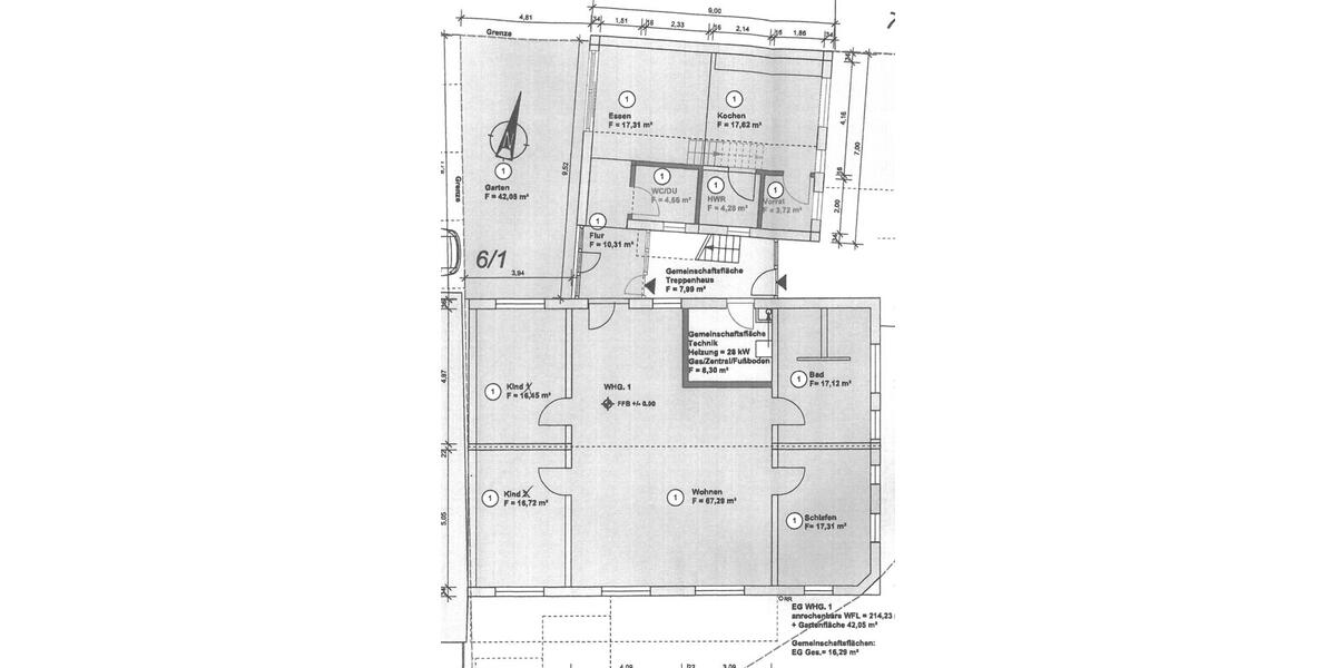 Erdgeschoßwohnung Senden - 5 Zimmer, 235 m&sup2;, 2.000&euro; | Angebot:26238600