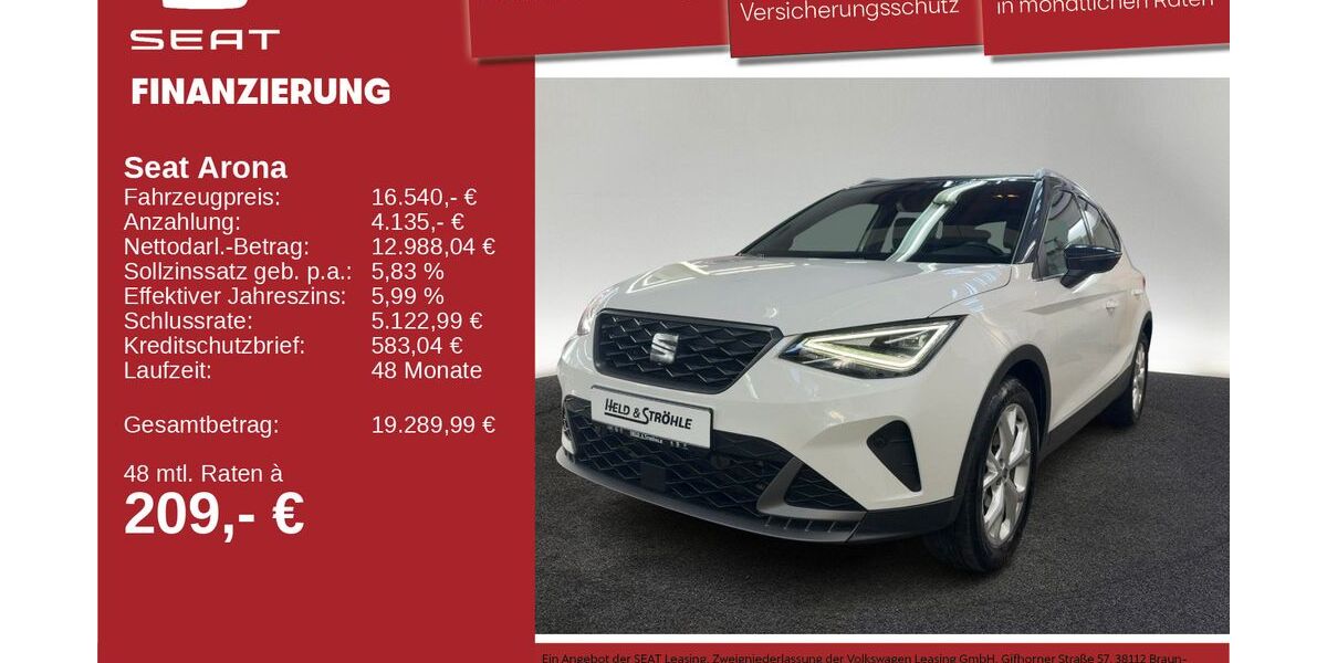 Seat Arona 48.777 km 16.260 &euro; Neu-Ulm 89231