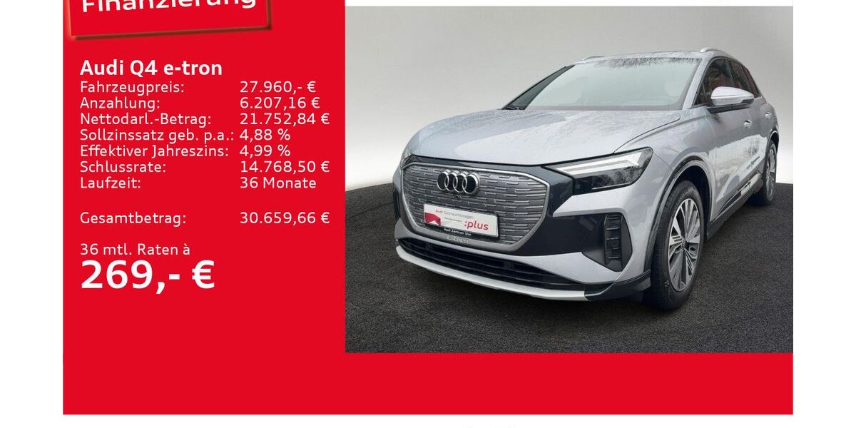 Audi Q4 e-tron 68.340 km 27.960 &euro; Ulm 89073