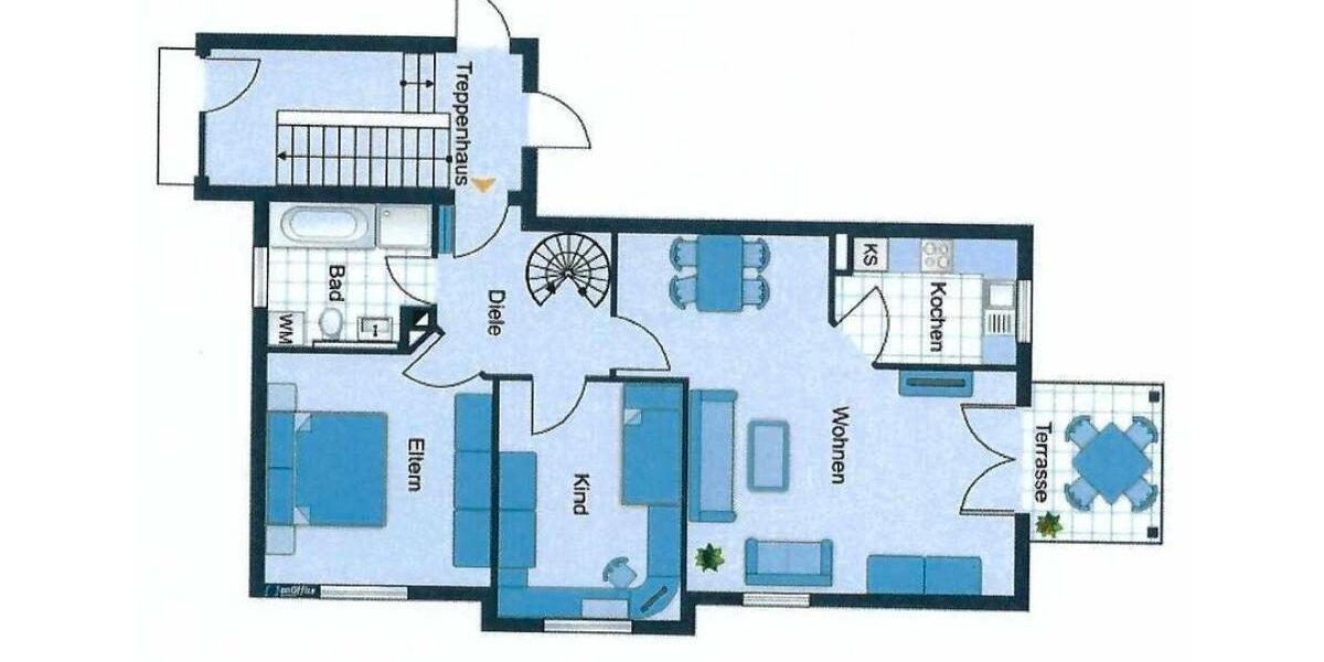 Erdgeschoßwohnung Kammeltal - 4 Zimmer, 100 m&sup2;, 890&euro; | Angebot:26355400
