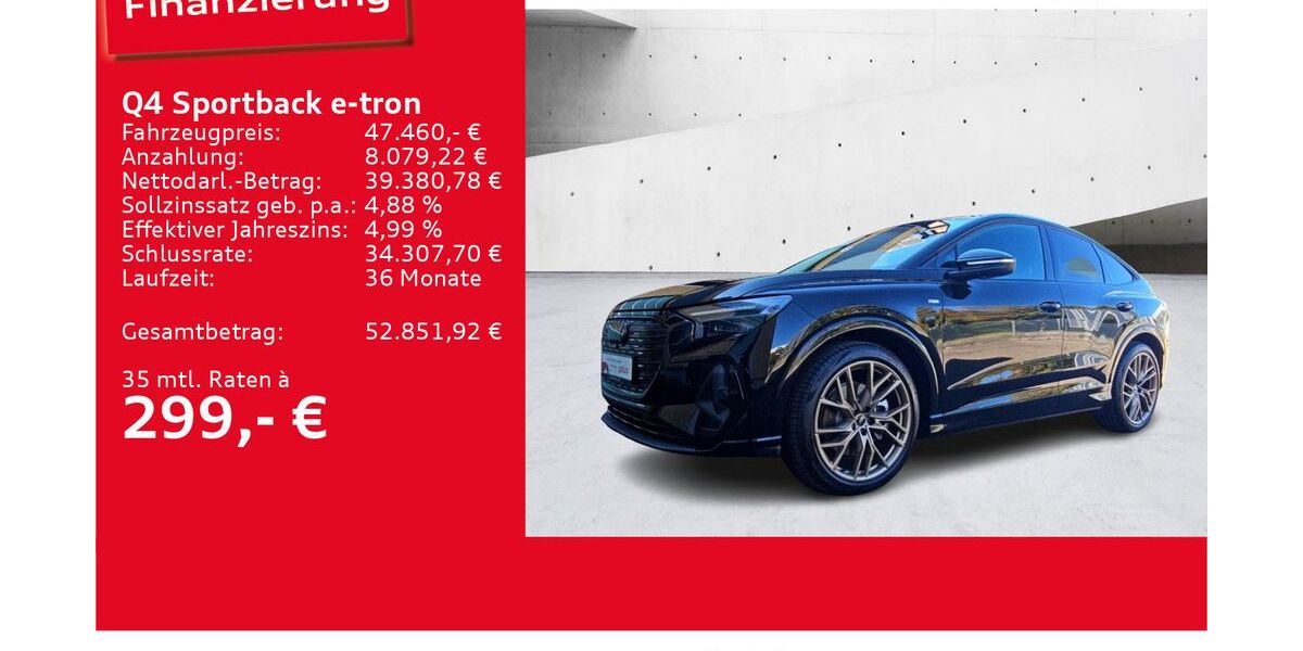 Audi Q4 e-tron 3.571 km 45.920 € Ulm 89073