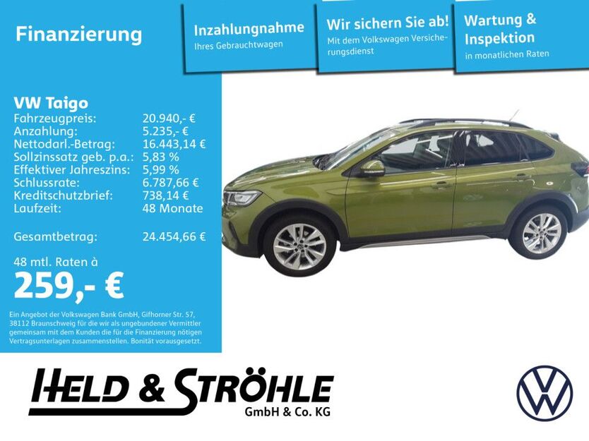 VW Taigo 6.438 km 20.940 € Neu-Ulm 89231