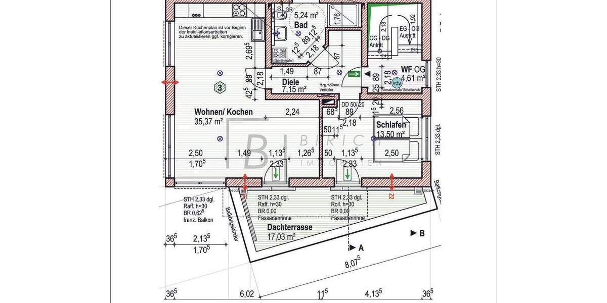 Etagenwohnung Neu-Ulm Pfuhl - 2 Zimmer, 69 m&sup2;, 398.000&euro; | Angebot:23960219