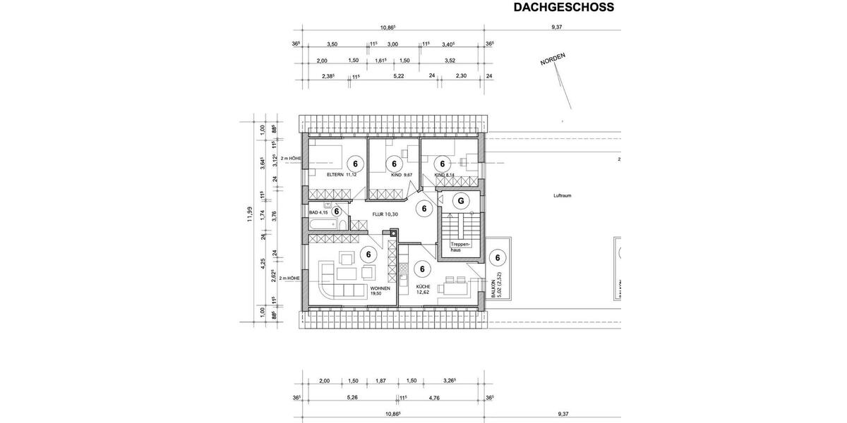 Dachgeschoßwohnung Weißenhorn - 4 Zimmer, 78 m&sup2;, 700&euro; | Angebot:26566541