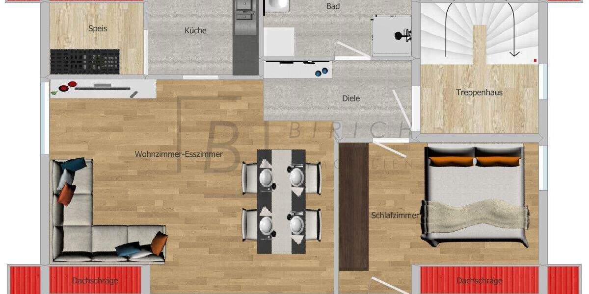 Etagenwohnung Neu-Ulm Pfuhl - 2 Zimmer, 55 m&sup2;, 329.000&euro; | Angebot:24915164
