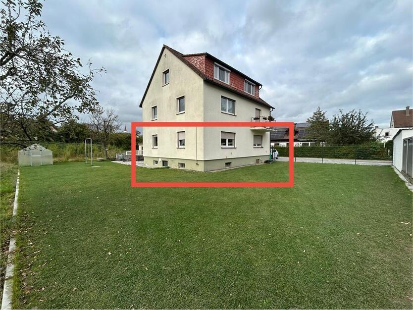 3-Zimmerwohnung mit Garten und Stellplatz in Thalfingen zu verm zimmer