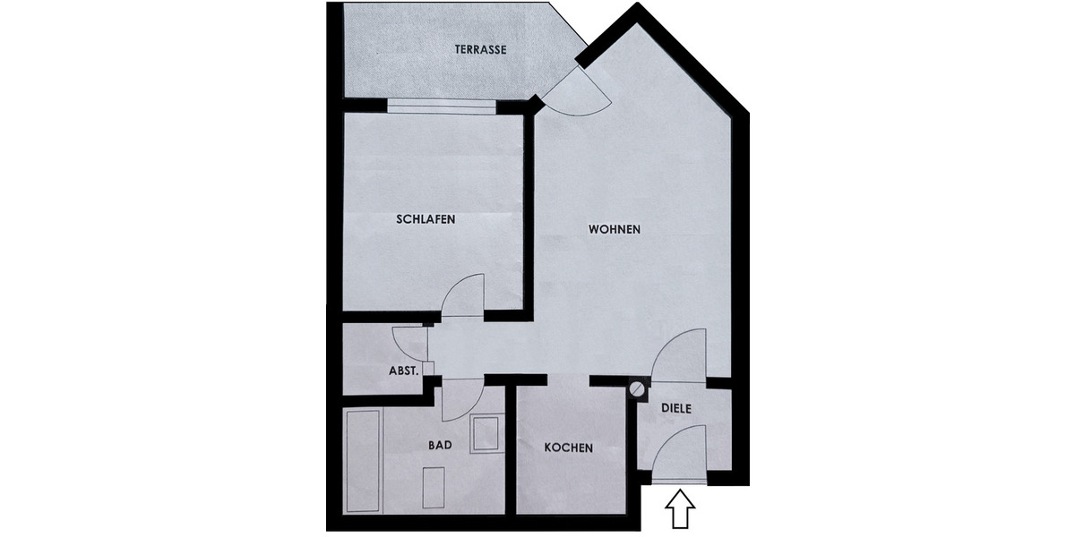 2-Zimmer-Mietwohnung im Erdgeschoss in Illertissen - 2- Illertissen | Angebot:26038962