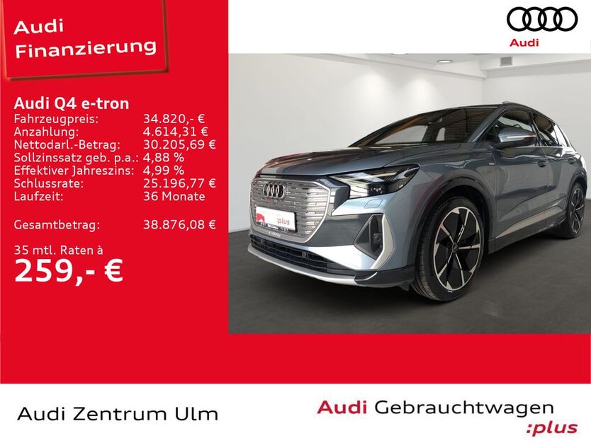 Audi Q4 e-tron 43.935 km 32.720 € Ulm 89073
