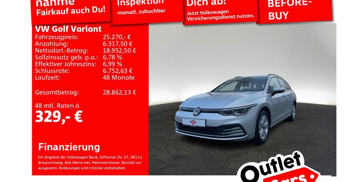 VW Golf 21.634 km 25.270 &euro; Senden 89250
