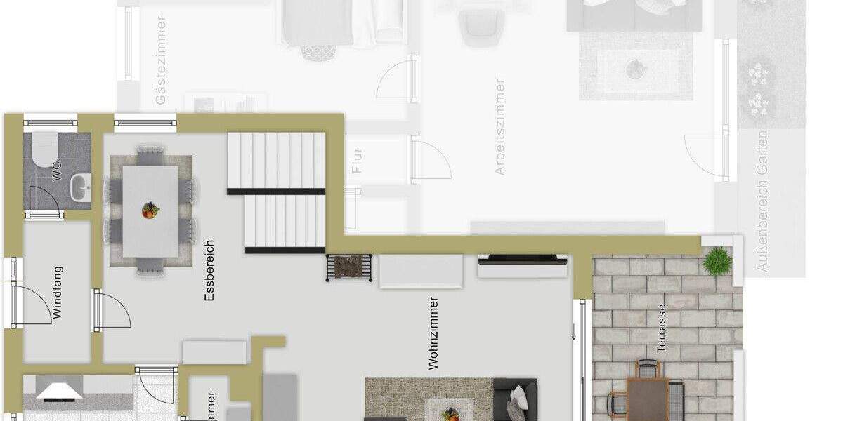 Einfamilienhaus Neu-Ulm / Gerlenhofen Gerlenhofen - 7 Zimmer, 149 m&sup2;, 520.000&euro; | Angebot:25214040