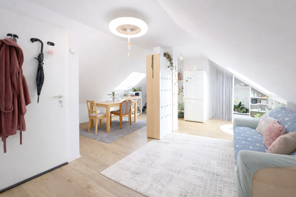 helle 1,5 Zimmer Dachgeschosswohnung für Kapitalanleger - Wohnung Ulm / Gögglingen Gögglingen | Angebot:24510573