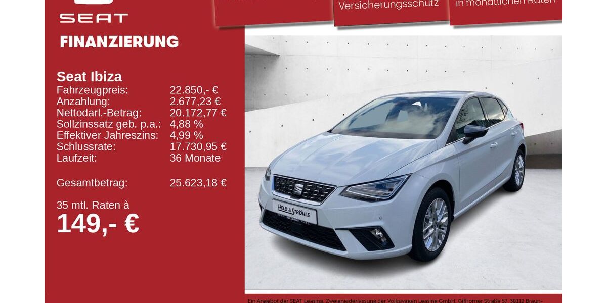 Seat Ibiza 4.001 km 20.450 &euro; Neu-Ulm 89231