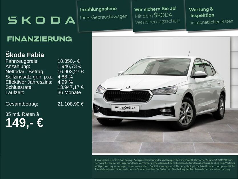 Skoda Fabia 9.998 km 17.950 € Neu-Ulm 89231