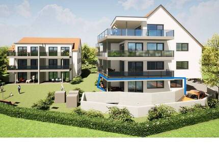 Moderne 3-Zi.-Neubau-Wohnung in Blaubeuren-Asch