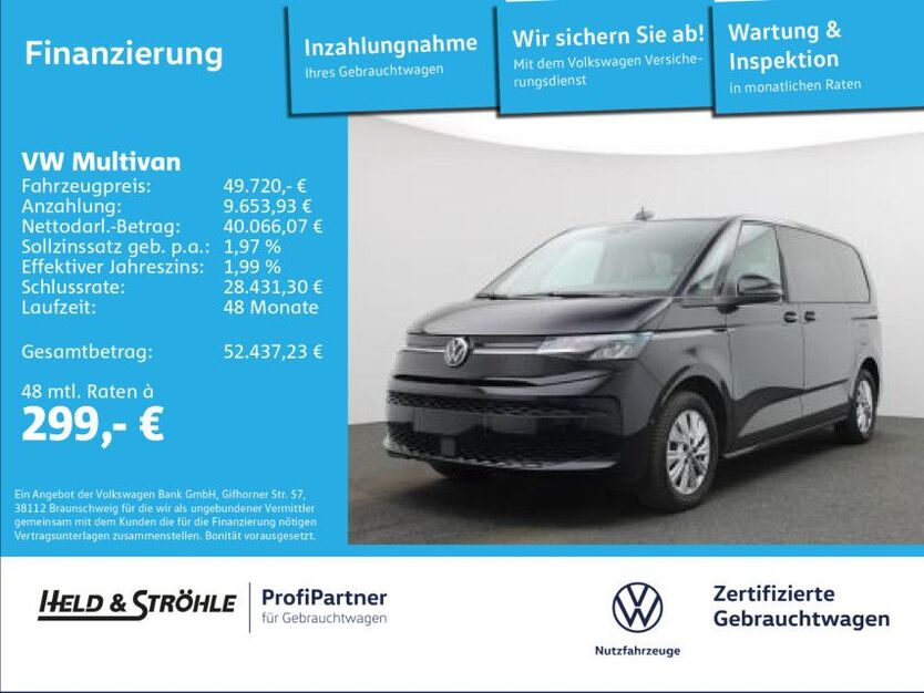 VW T7 Multivan 19.502 km 48.220 € Ulm 89079